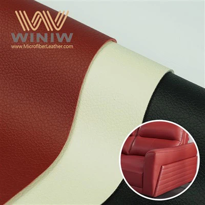 Fabrik Kulit Sintetik Vegan PU Lestari Untuk Upholstery